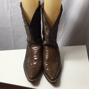 Gran Tuscan’s Men's Snakeskin Western Boots